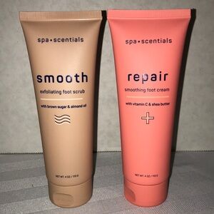 Spa scentials Exfoliant & Scrub Duo smooth and repair foot